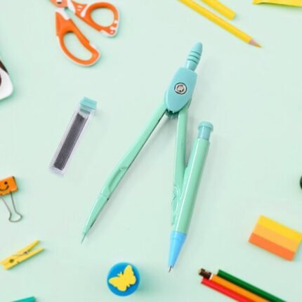 Geometry Compass Box Set 4 in | Essential Math Instruments for Students and School Use