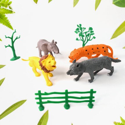 Small Wild herbivores Toy Set Pack of Realistic Figures for Kids? Learning Play