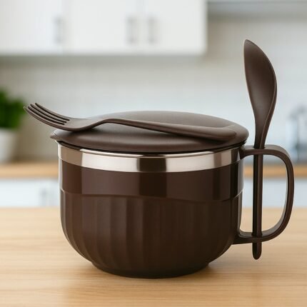 Home Chef Twist Insulated Lunch Bowl (650ML, Pc) Keeps Food Fresh Hot, Leak-Proof, Stylish Meal Container